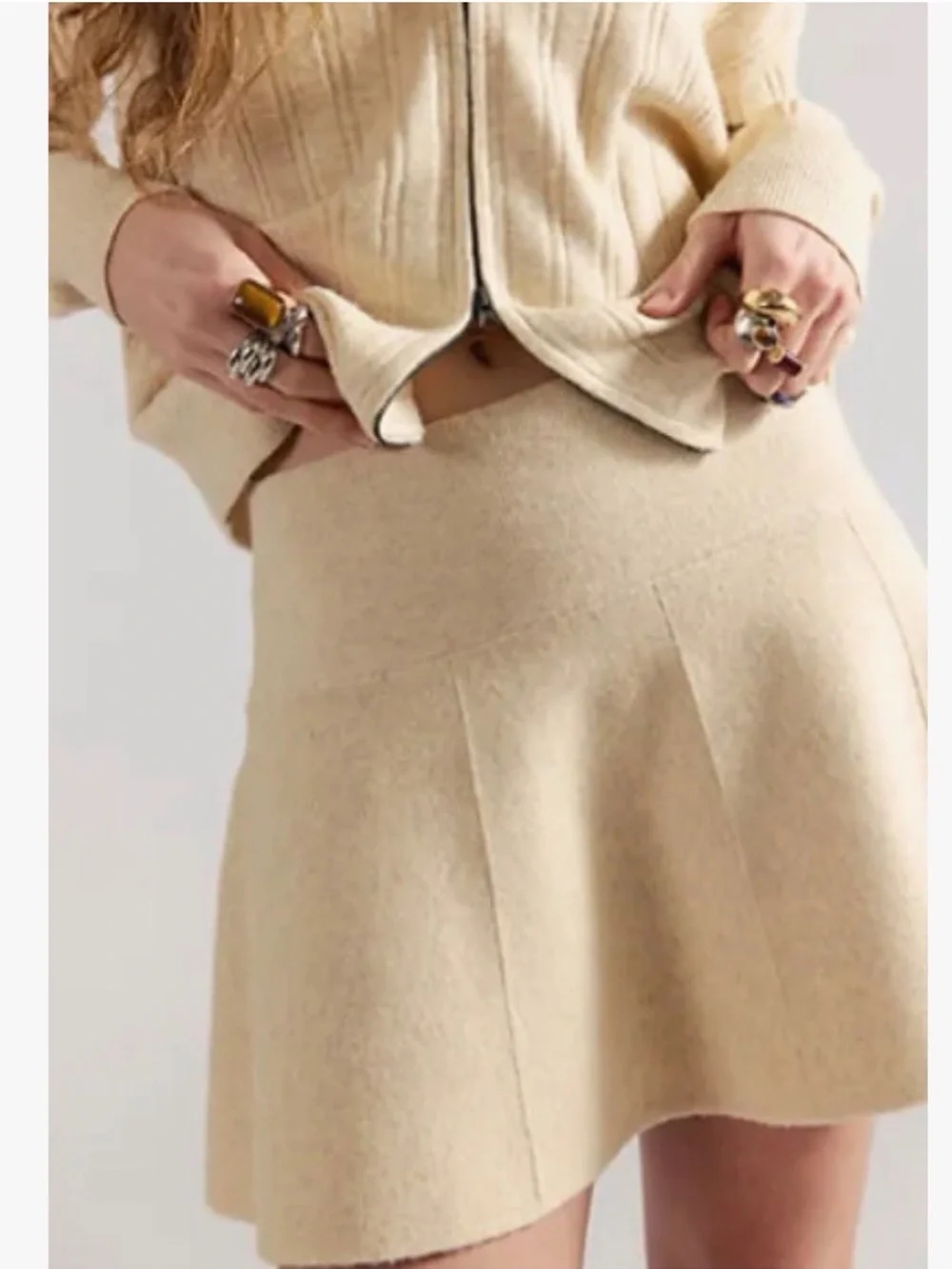 NWT FREE PEOPLE two piece sweater set